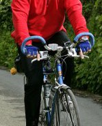 man on bike